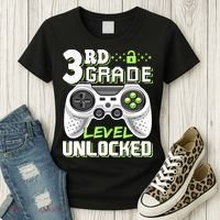 3rd Grade Level Unlocked For Back To School Women's T-Shirt thumb 3