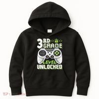 3rd Grade Level Unlocked For Back To School Kids Hoodie thumb 0