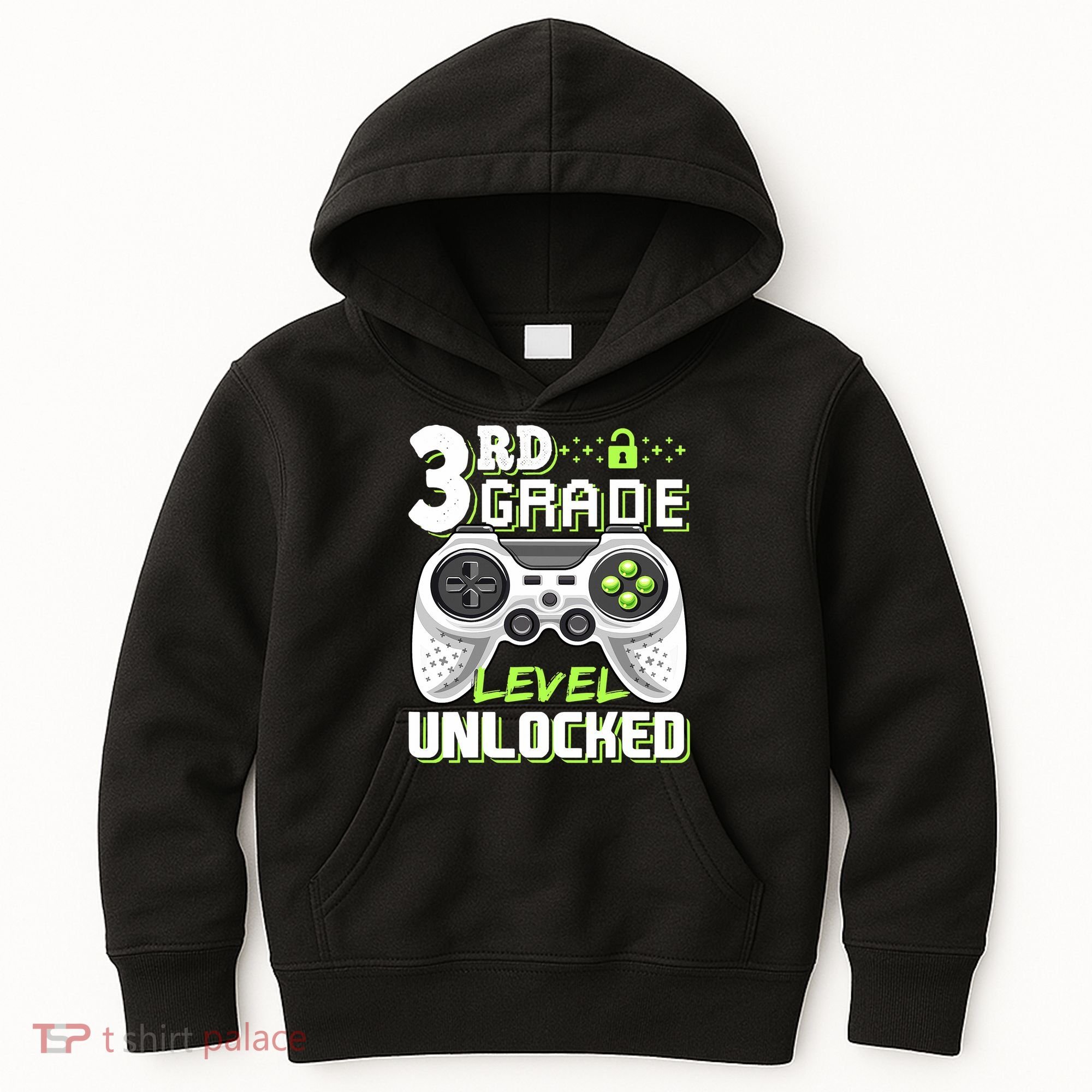 3rd Grade Level Unlocked For Back To School Kids Hoodie