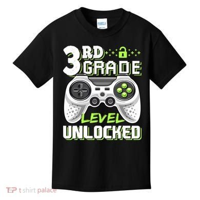 3rd Grade Level Unlocked For Back To School Kids T-Shirt