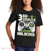 3rd Grade Level Unlocked For Back To School Kids T-Shirt thumb 2