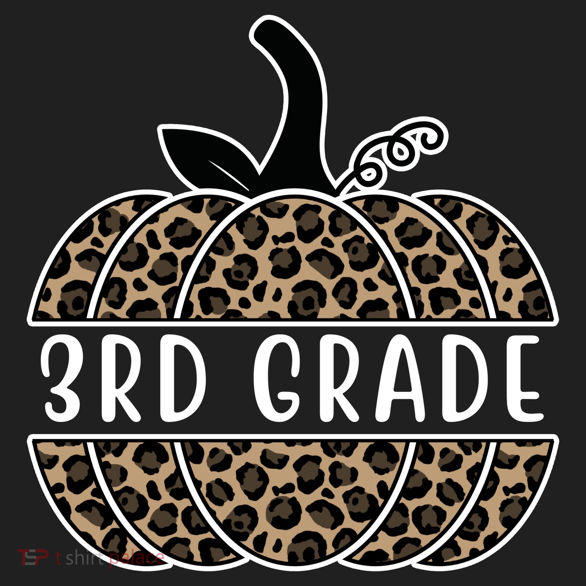 3rd Grade Leopard Pumpkin Women's Sweatshirt