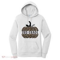 3rd Grade Leopard Pumpkin Women's Hoodie thumb 0