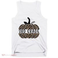 3rd Grade Leopard Pumpkin Tank Top thumb 0