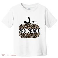3rd Grade Leopard Pumpkin Toddler T-Shirt thumb 0