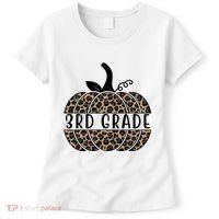 3rd Grade Leopard Pumpkin Women's T-Shirt thumb 0