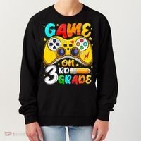 3Rd Grade Level Unlocked Game On 3Rd Grade Back To School Women's Sweatshirt thumb 0