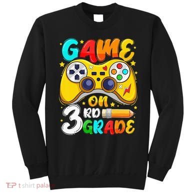 3Rd Grade Level Unlocked Game On 3Rd Grade Back To School Sweatshirt