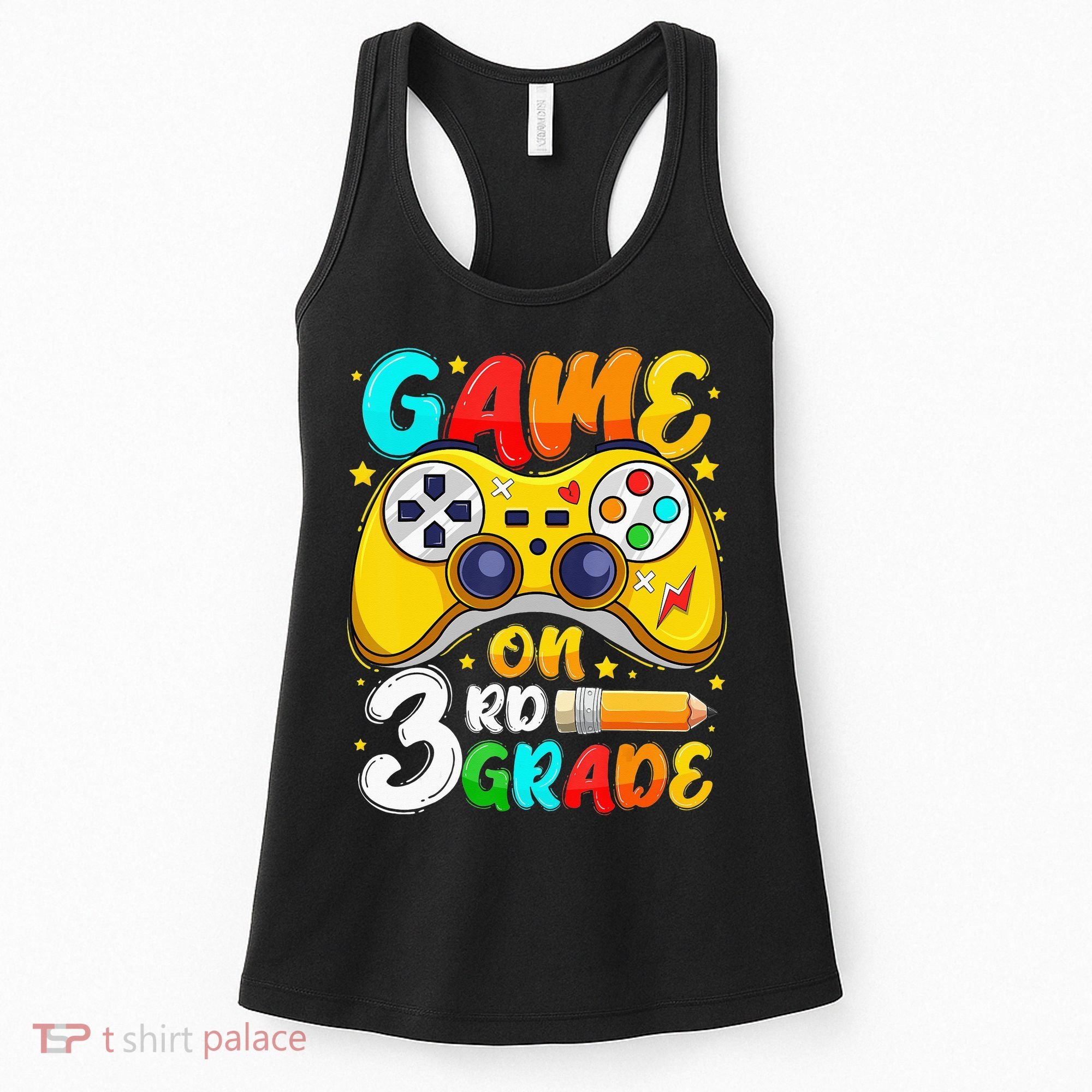 3Rd Grade Level Unlocked Game On 3Rd Grade Back To School Women's Tank Top