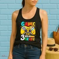 3Rd Grade Level Unlocked Game On 3Rd Grade Back To School Women's Tank Top thumb 2
