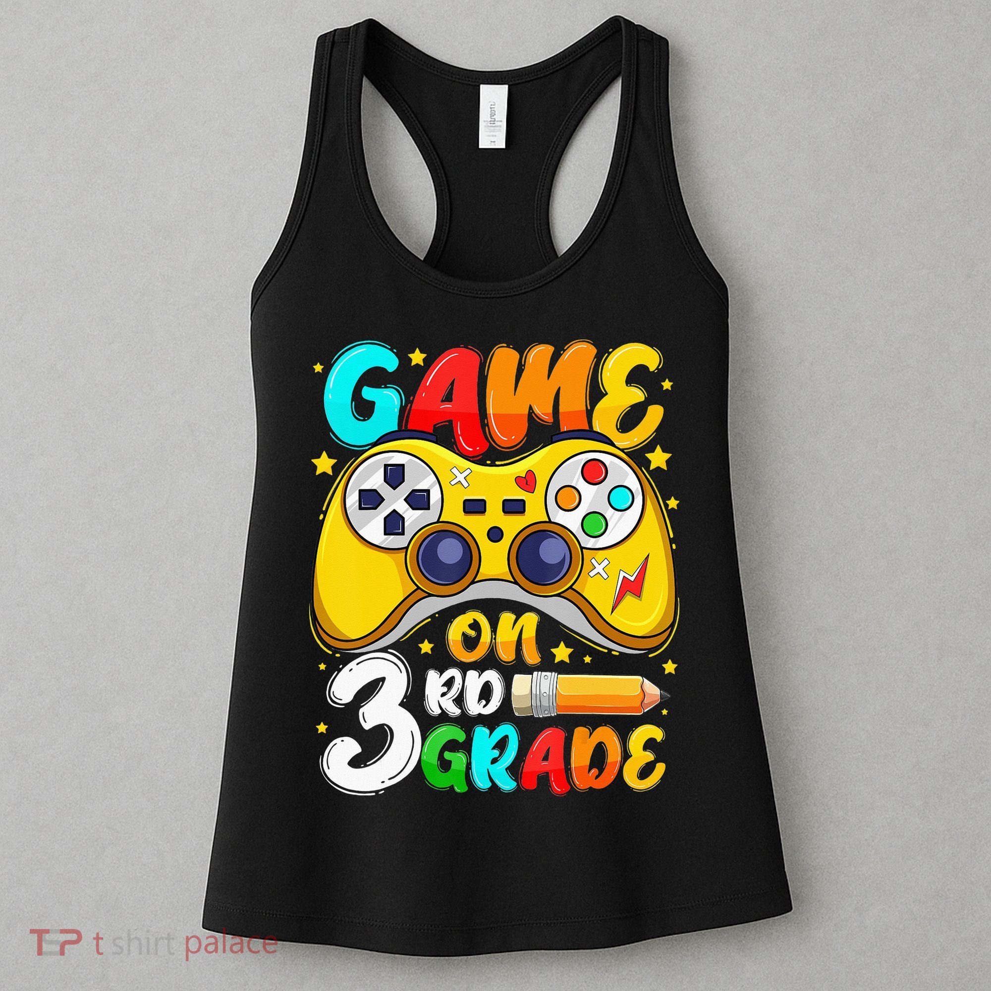 3Rd Grade Level Unlocked Game On 3Rd Grade Back To School Women's Tank Top