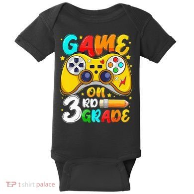 3Rd Grade Level Unlocked Game On 3Rd Grade Back To School Baby Bodysuit