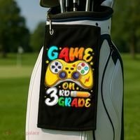 3Rd Grade Level Unlocked Game On 3Rd Grade Back To School Golf Towel thumb 2
