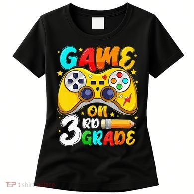 3Rd Grade Level Unlocked Game On 3Rd Grade Back To School Women's T-Shirt