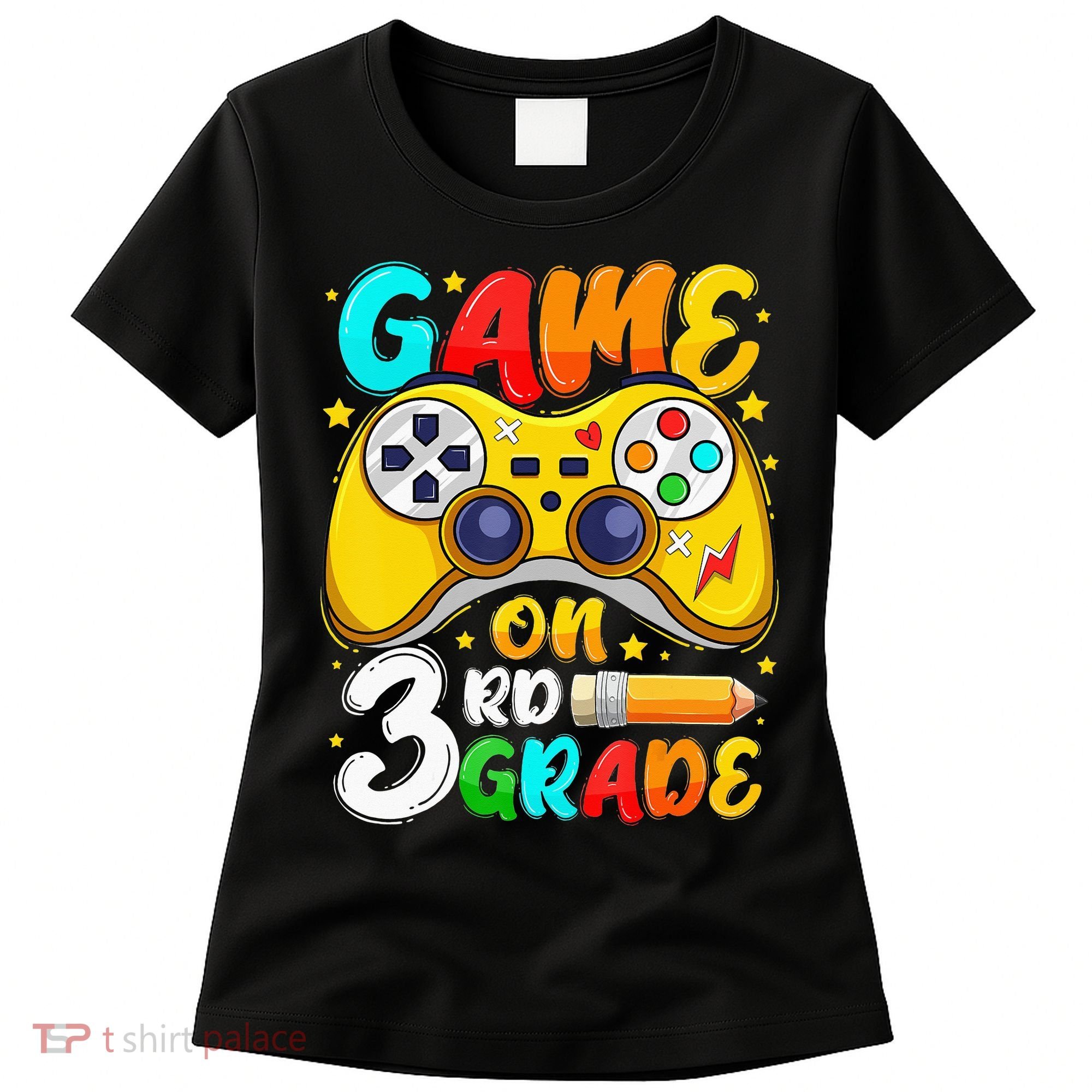 3Rd Grade Level Unlocked Game On 3Rd Grade Back To School Women's T-Shirt