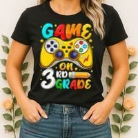 3Rd Grade Level Unlocked Game On 3Rd Grade Back To School Women's T-Shirt thumb 2
