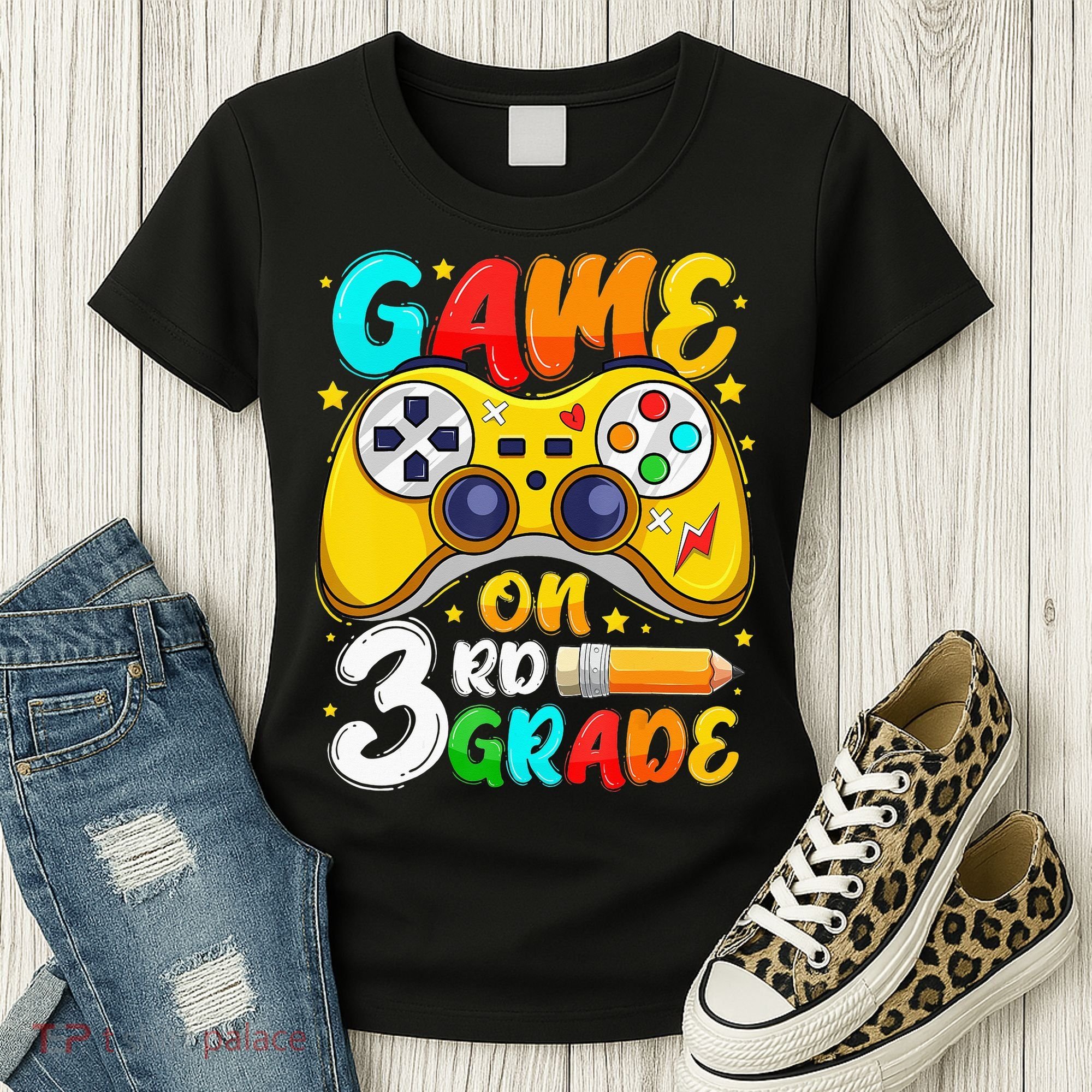 3Rd Grade Level Unlocked Game On 3Rd Grade Back To School Women's T-Shirt