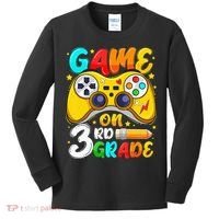 3Rd Grade Level Unlocked Game On 3Rd Grade Back To School Kids Long Sleeve Shirt thumb 0