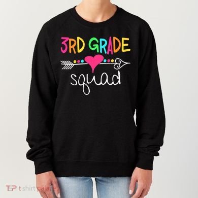 3rd Grade Squad Third Teacher Student Team Back To School Women's Sweatshirt