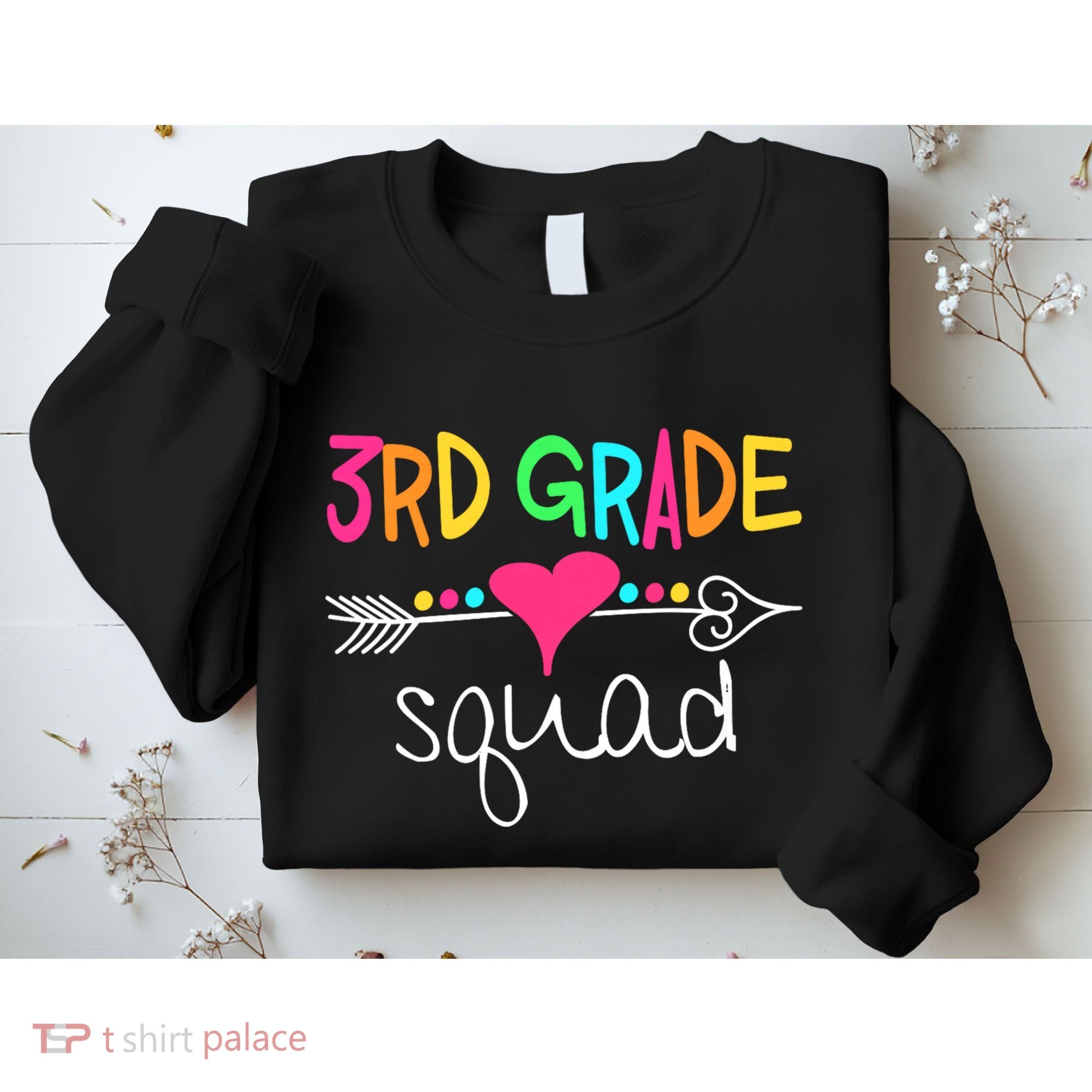 3rd Grade Squad Third Teacher Student Team Back To School Sweatshirt