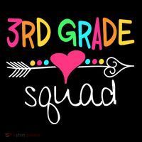 3rd Grade Squad Third Teacher Student Team Back To School Coaster thumb 2
