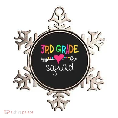 3rd Grade Squad Third Teacher Student Team Back To School Ornament