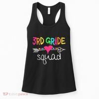 3rd Grade Squad Third Teacher Student Team Back To School Women's Tank Top thumb 0