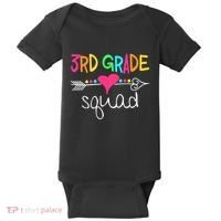 3rd Grade Squad Third Teacher Student Team Back To School Baby Bodysuit thumb 0