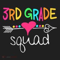 3rd Grade Squad Third Teacher Student Team Back To School Hat thumb 2