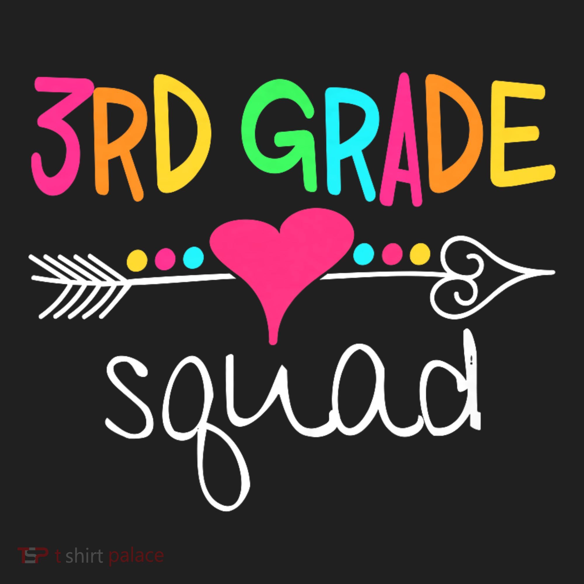 3rd Grade Squad Third Teacher Student Team Back To School Hat