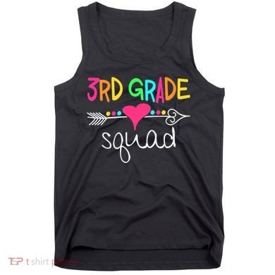 3rd Grade Squad Third Teacher Student Team Back To School Tank Top