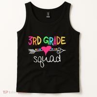 3rd Grade Squad Third Teacher Student Team Back To School Tank Top thumb 2