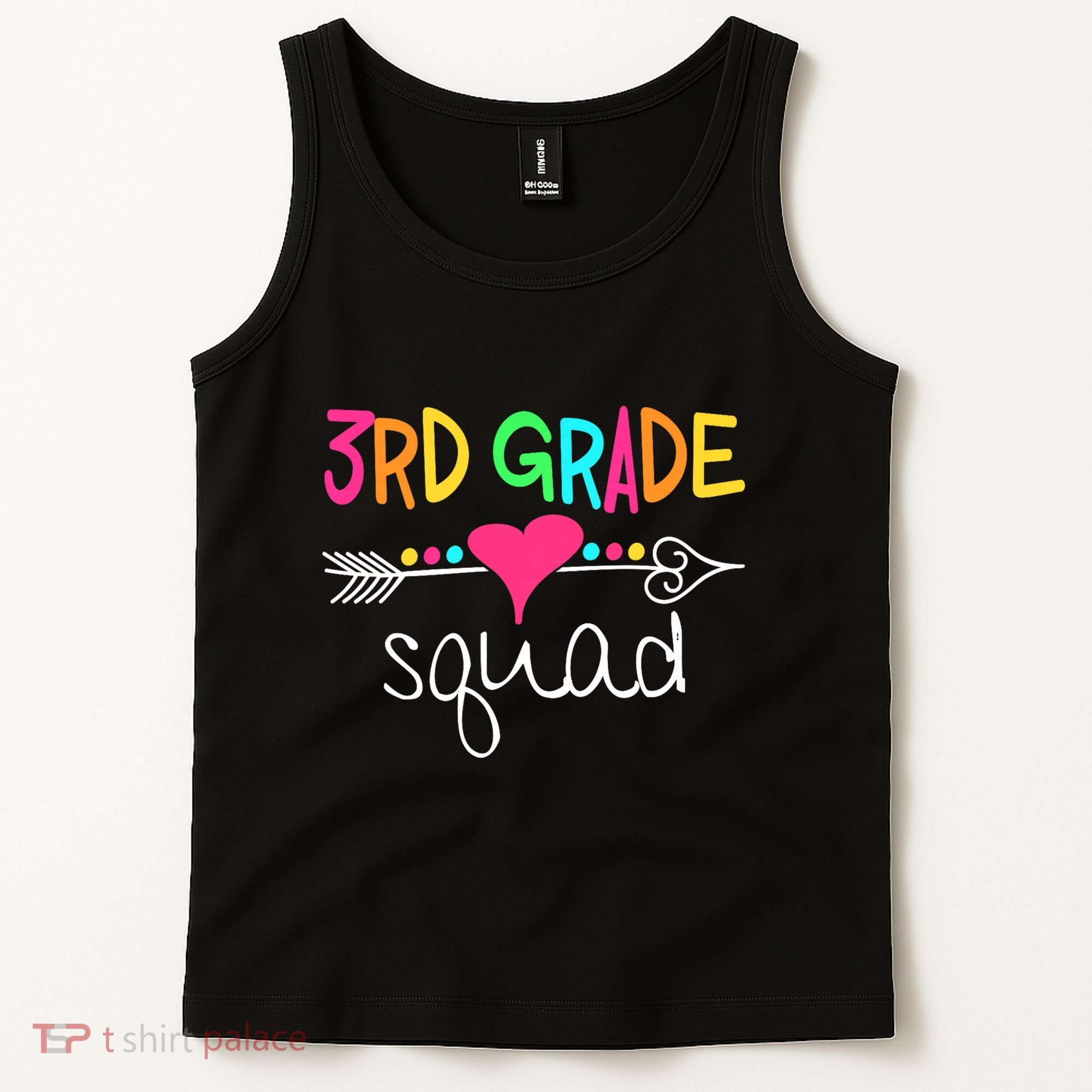 3rd Grade Squad Third Teacher Student Team Back To School Tank Top