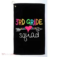 3rd Grade Squad Third Teacher Student Team Back To School Golf Towel thumb 0