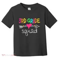 3rd Grade Squad Third Teacher Student Team Back To School Toddler T-Shirt thumb 0