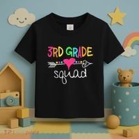 3rd Grade Squad Third Teacher Student Team Back To School Toddler T-Shirt thumb 3