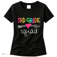 3rd Grade Squad Third Teacher Student Team Back To School Women's T-Shirt thumb 0