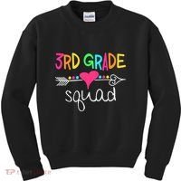 3rd Grade Squad Third Teacher Student Team Back To School Kids Sweatshirt thumb 0