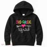 3rd Grade Squad Third Teacher Student Team Back To School Kids Hoodie thumb 0