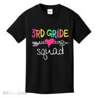 3rd Grade Squad Third Teacher Student Team Back To School Kids T-Shirt thumb 0