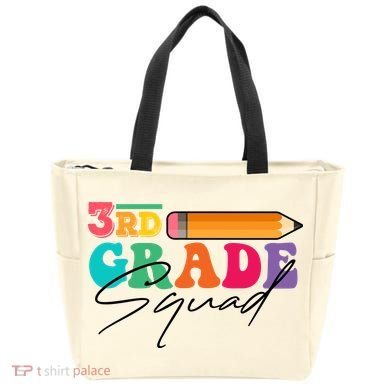 3rd Grade Squad,Team 3rd Third Grade Gift Teacher Back To School Gift Funny Gift Tote Bag