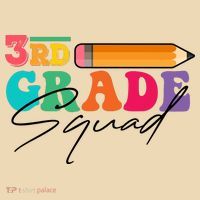 3rd Grade Squad,Team 3rd Third Grade Gift Teacher Back To School Gift Funny Gift Tote Bag thumb 4