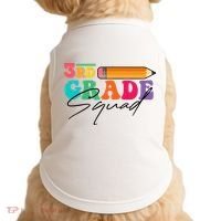 3rd Grade Squad,Team 3rd Third Grade Gift Teacher Back To School Gift Funny Gift Doggie Tank thumb 0