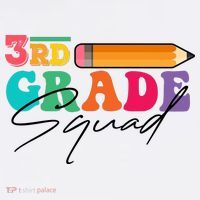 3rd Grade Squad,Team 3rd Third Grade Gift Teacher Back To School Gift Funny Gift Sweatshirt thumb 3