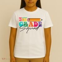 3rd Grade Squad,Team 3rd Third Grade Gift Teacher Back To School Gift Funny Gift T-Shirt thumb 4