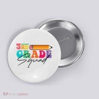 3rd Grade Squad,Team 3rd Third Grade Gift Teacher Back To School Gift Funny Gift Button thumb 0