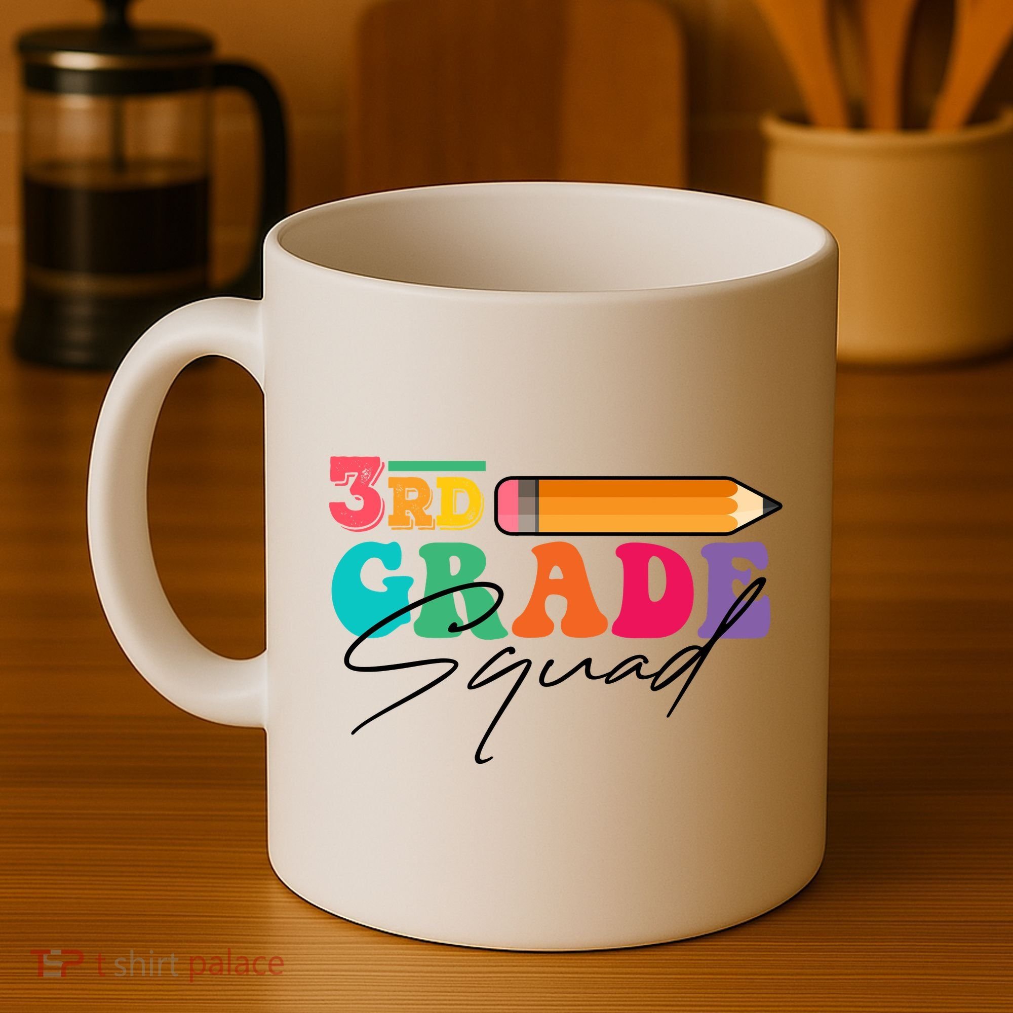 3rd Grade Squad,Team 3rd Third Grade Gift Teacher Back To School Gift Funny Gift Coffee Mug