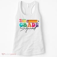 3rd Grade Squad,Team 3rd Third Grade Gift Teacher Back To School Gift Funny Gift Women's Tank Top thumb 0