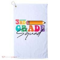 3rd Grade Squad,Team 3rd Third Grade Gift Teacher Back To School Gift Funny Gift Golf Towel thumb 0