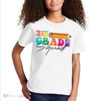 3rd Grade Squad,Team 3rd Third Grade Gift Teacher Back To School Gift Funny Gift Kids T-Shirt thumb 2